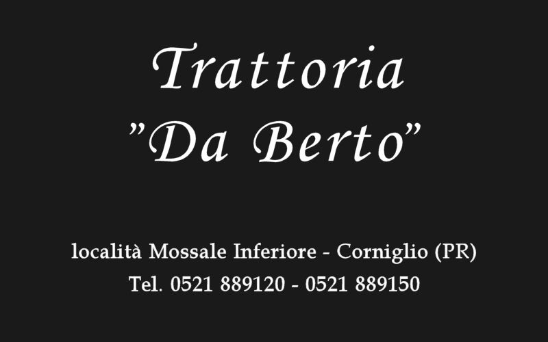 Trattoria da Berto